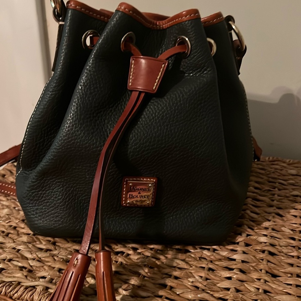 Gorgeous gray Dooney drawstring